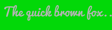 Image with Font Color B4B4B4 and Background Color 02D808